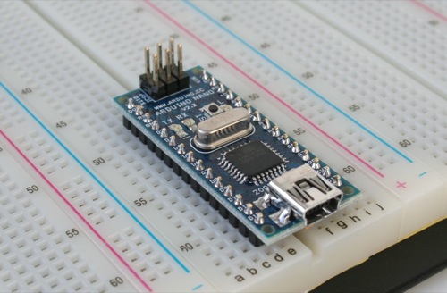 Arduino Nano en una protoboard